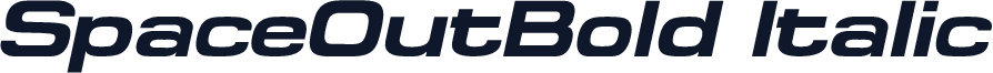 SpaceOutBold Italic