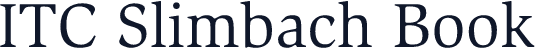 ITC Slimbach Book