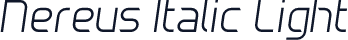 Nereus Italic Light