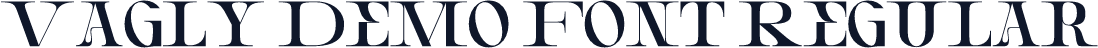 Vagly Demo Font Regular