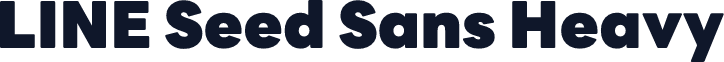 LINE Seed Sans Heavy