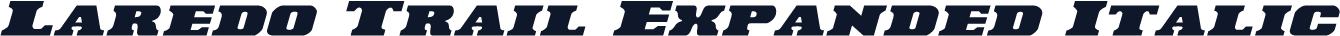 Laredo Trail Expanded Italic