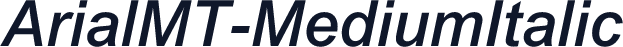 ArialMT-MediumItalic