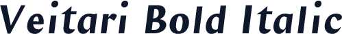 Veitari Bold Italic