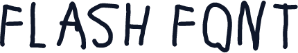 flash font