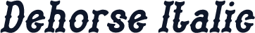 Dehorse Italic