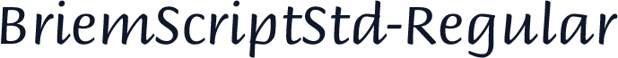 BriemScriptStd-Regular