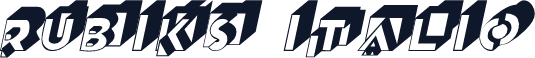 Rubiks Italic