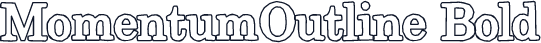 MomentumOutline Bold