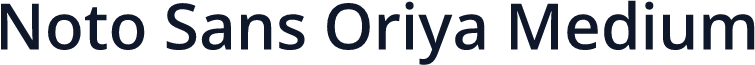 Noto Sans Oriya Medium