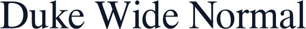 Duke Wide Normal
