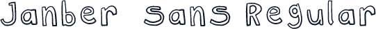 Janber_sans Regular