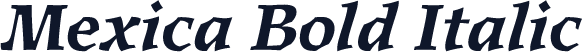 Mexica Bold Italic