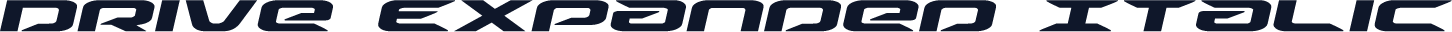 Drive Expanded Italic