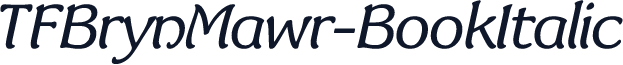 TFBrynMawr-BookItalic