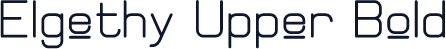 Elgethy Upper Bold