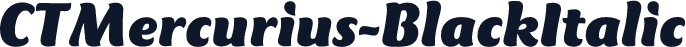 CTMercurius-BlackItalic