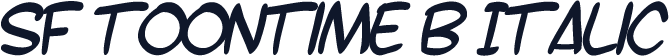SF Toontime B Italic