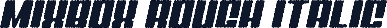 Mixbox Rough Italic