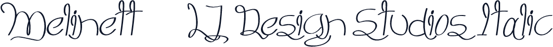 Melinett 3 - LJ-Design Studios Italic