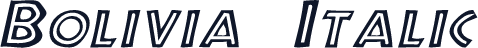 Bolivia Italic