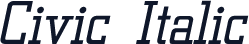 Civic Italic