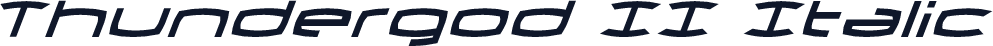 Thundergod II Italic