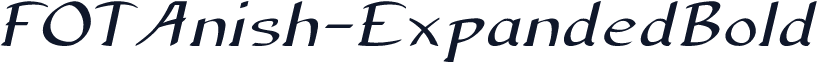 FOTAnish-ExpandedBold