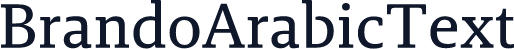 BrandoArabicText