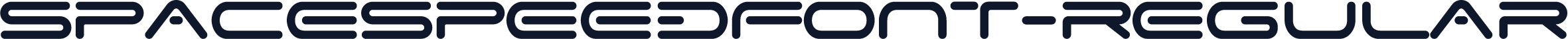 SpaceSpeedFont-Regular