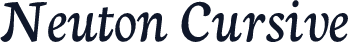 Neuton Cursive