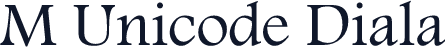 M Unicode Diala
