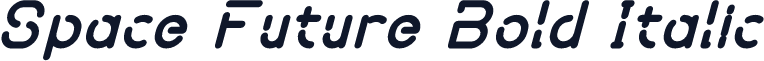 Space Future Bold Italic