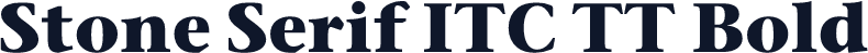 Stone Serif ITC TT Bold