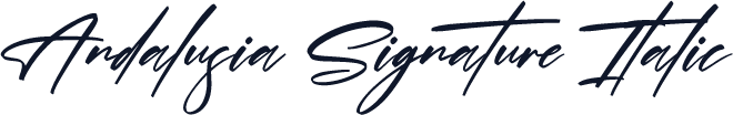 Andalusia Signature Italic