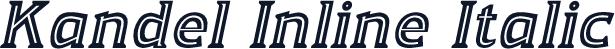 Kandel Inline Italic