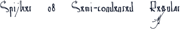 Spijker 08 Semi-condensed Regular