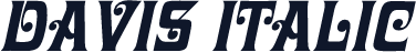 Davis Italic