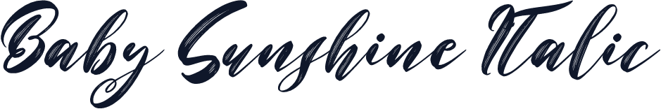 Baby Sunshine Italic