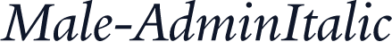 Male-AdminItalic