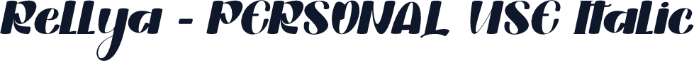 Rellya - PERSONAL USE Italic