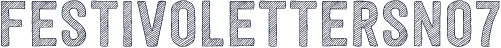 FestivoLettersNo7