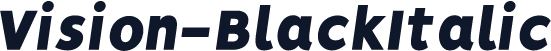 Vision-BlackItalic