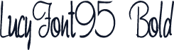 LucyFont95 Bold