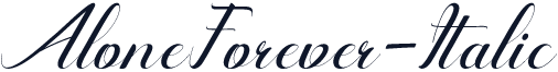 AloneForever-Italic
