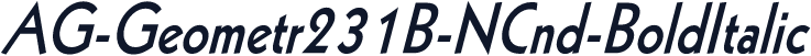 AG-Geometr231B-NCnd-BoldItalic
