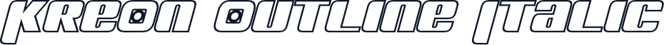 Kreon Outline Italic