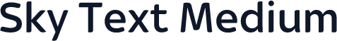 Sky Text Medium