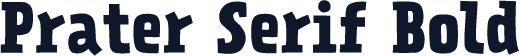 Prater Serif Bold