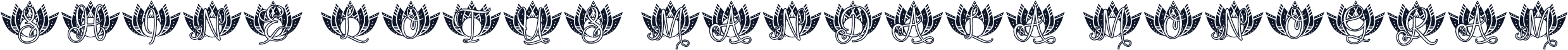 Shine Lotus Mandala Monogram
